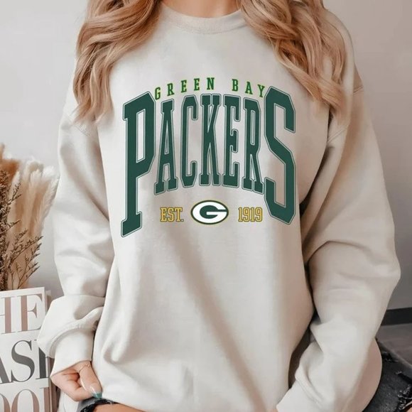 Green Bay Packers Crewneck Sweatshirt, 1919 Packer Football Sweatshirt shirt - Picture 1 of 1